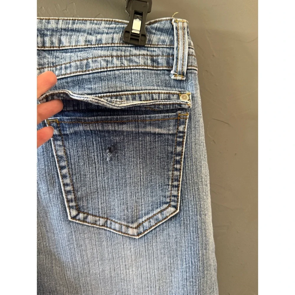 No Boundaries Vintage Y2K‎ Low Rise Wide Leg Denim Jorts Shorts Blue 15 Skater